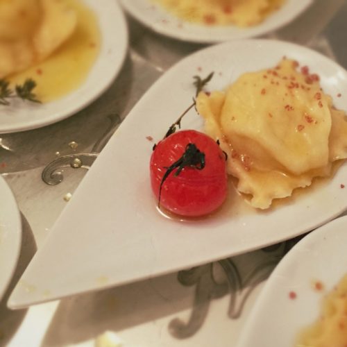 Birnen Ravioli