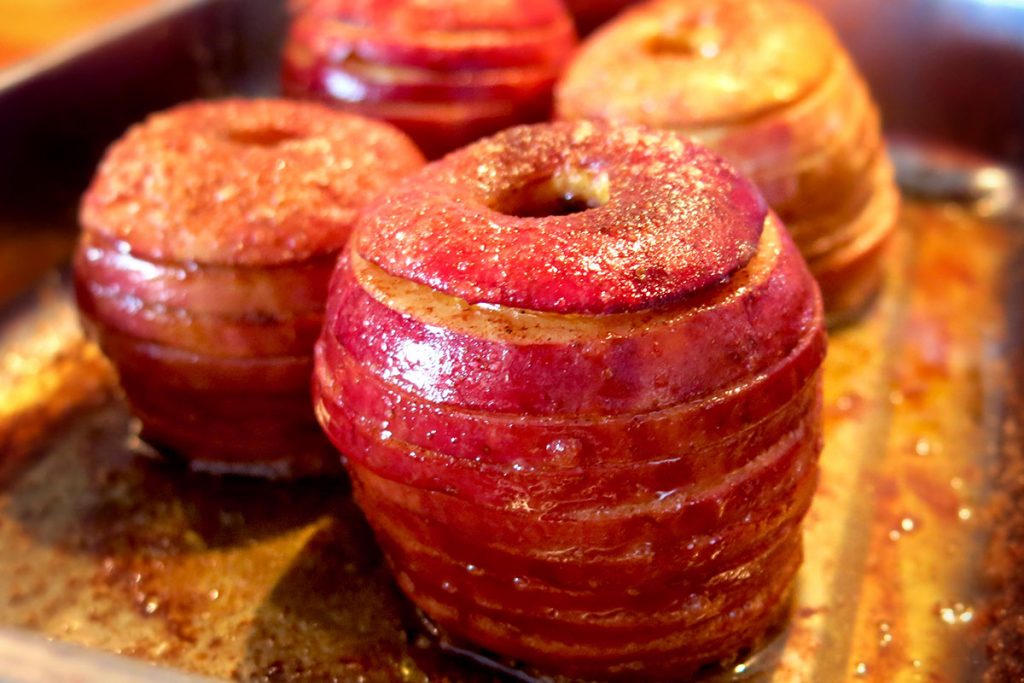 Bratapfel - Scheibchenweise mit Zimt und Zucker