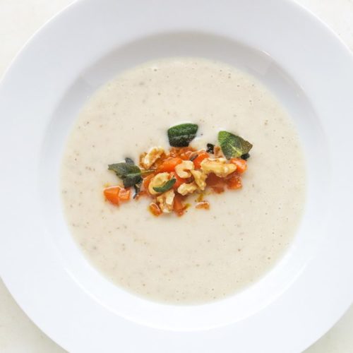 Vegane Topinambur Suppe