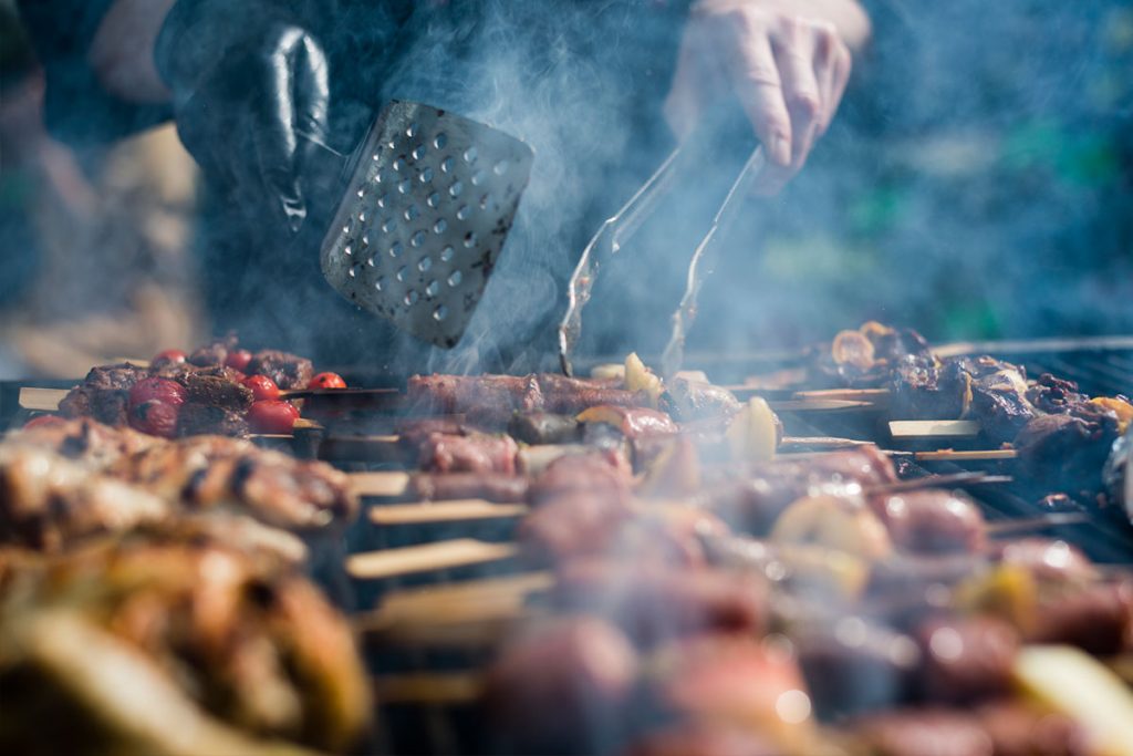 Rinderspieße vom Grill