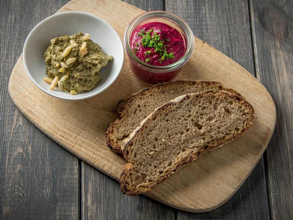 Pilzpesto als Brotaufstrich