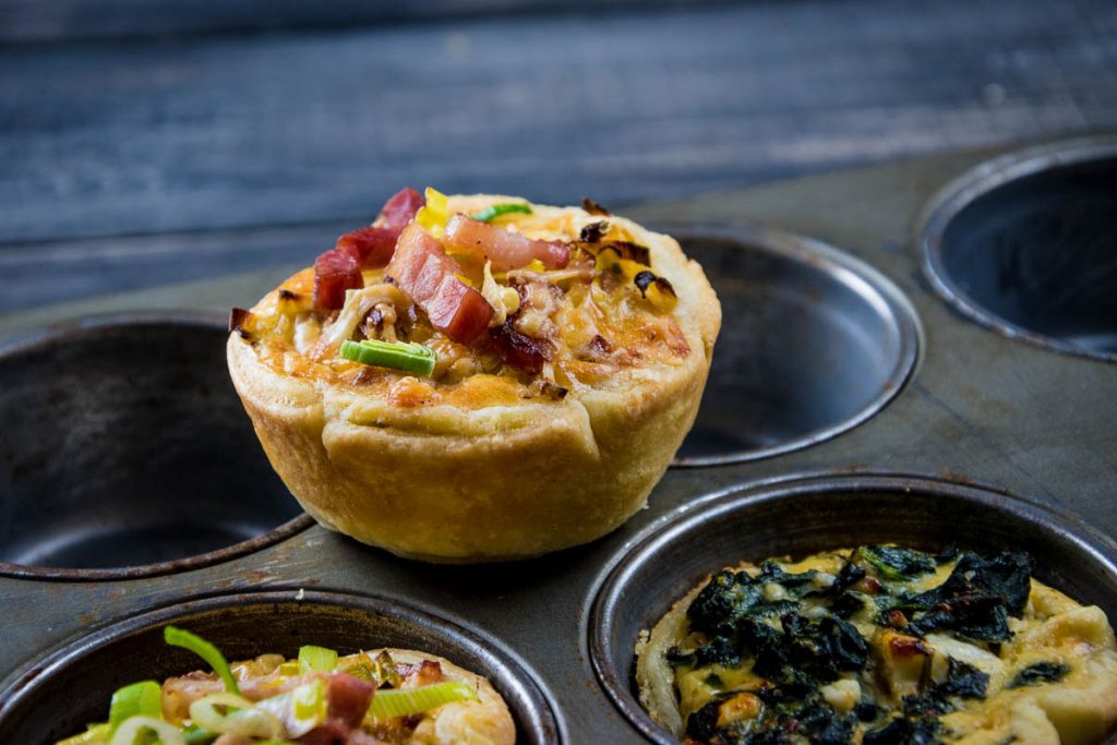 Mini Quiche aus der Muffin Form