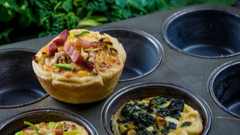 Mini Quiche aus der Muffinform