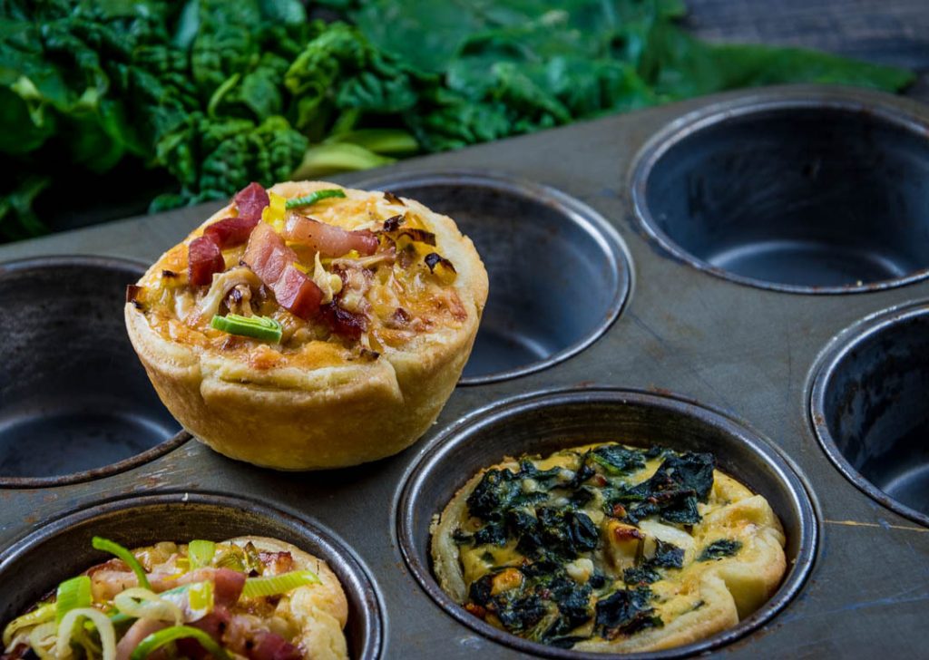 Mini Quiche aus der Muffinform