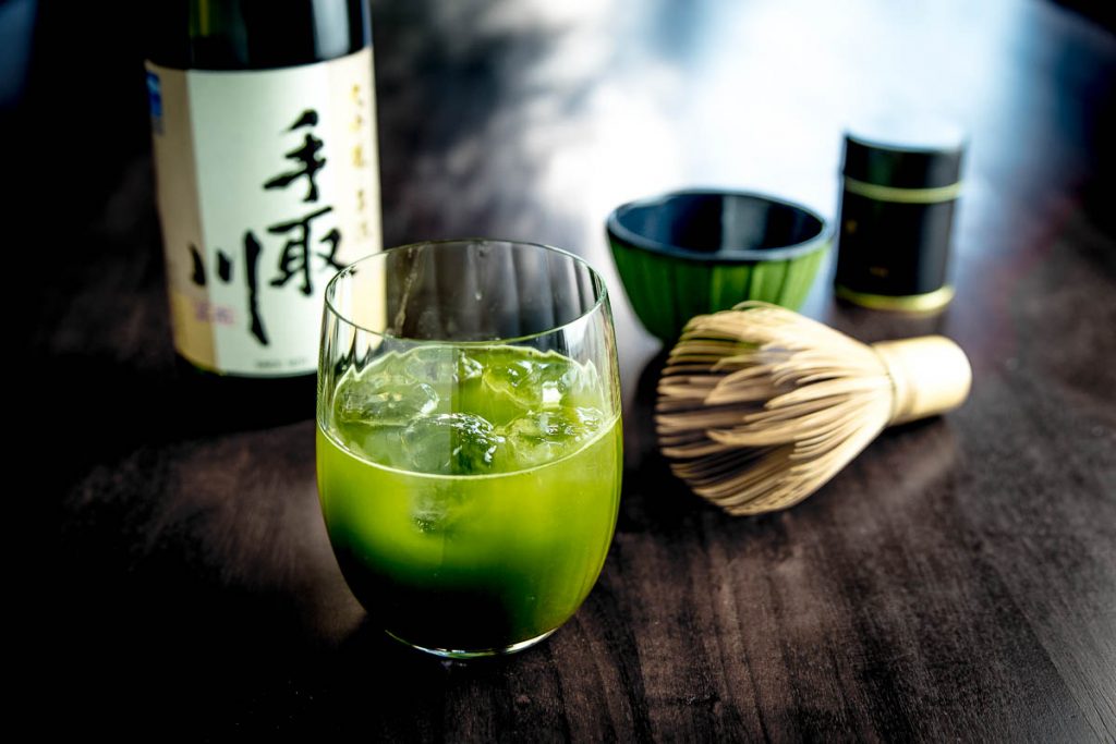 Gin Cocktail mit Sake