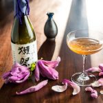 Gin Cocktail mit Sake