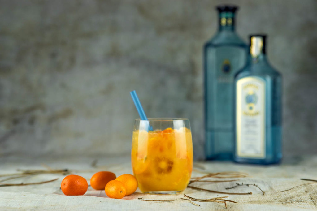 Bombay Crushed – frischer Gin Cocktail mit bitterem Orangentouch