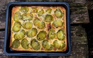 Tomatentarte  mit Ziegenfrischkäse