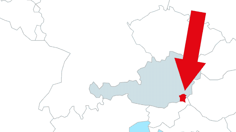 Karte - südöstlichen Steiermark